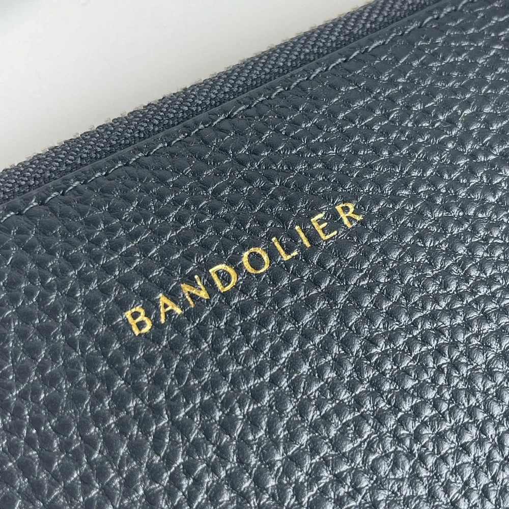 Bandolier Minimal Pouch And Strap
FLAT ZIP POUCH IN BLACK/SILVER - Picture 5 of 16